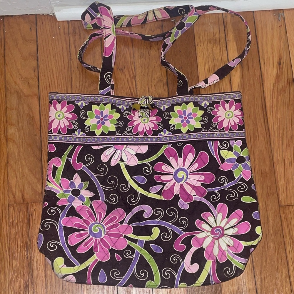 Retired Vera Bradley Purple Punch Tote